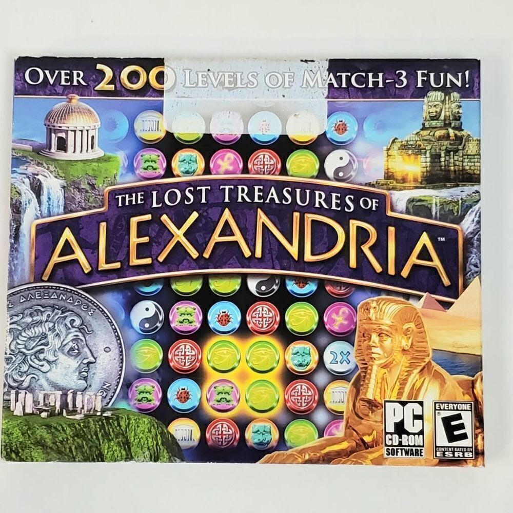 The Lost Treasures of Alexandria Game PC CD-ROM
